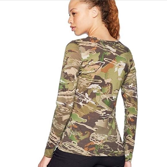 Under Armour Threadborne Fitted Forest Camo Long Sleeve Shirt - Picture 10 of 10